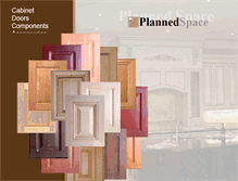 Tablet Screenshot of planned-space.com